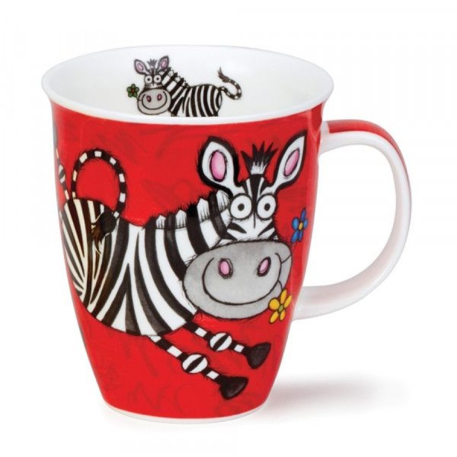 Objets & Cadeaux Compagnie Anglaise des Th茅s | Mug Dunoon Z Bre Rouge - Tasse En Porcelaine - 48 Cl