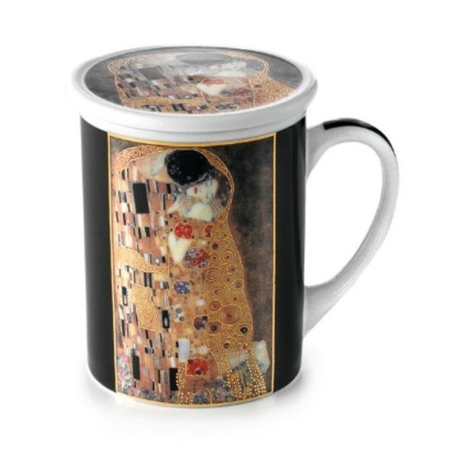 Objets & Cadeaux Compagnie Anglaise des Th茅s | Tisani Re Klimt - Tasse, Filtre Et Couvercle - 25 Cl