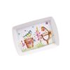 Objets & Cadeaux Compagnie Anglaise des Th茅s | Petit Plateau Oiseaux - Dimensions : 21X8Cm