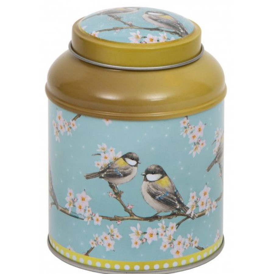 Objets & Cadeaux Compagnie Anglaise des Th茅s | Bo Te Cylindrique Birds - Contenance : 150 Grs De Th