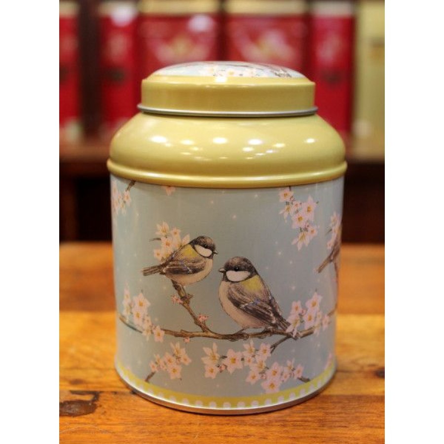 Objets & Cadeaux Compagnie Anglaise des Th茅s | Bo Te Cylindrique Birds - Contenance : 150 Grs De Th