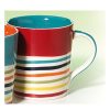 Objets & Cadeaux Compagnie Anglaise des Th茅s | Mug Rayures Bleue - Contenance : 40 Cl