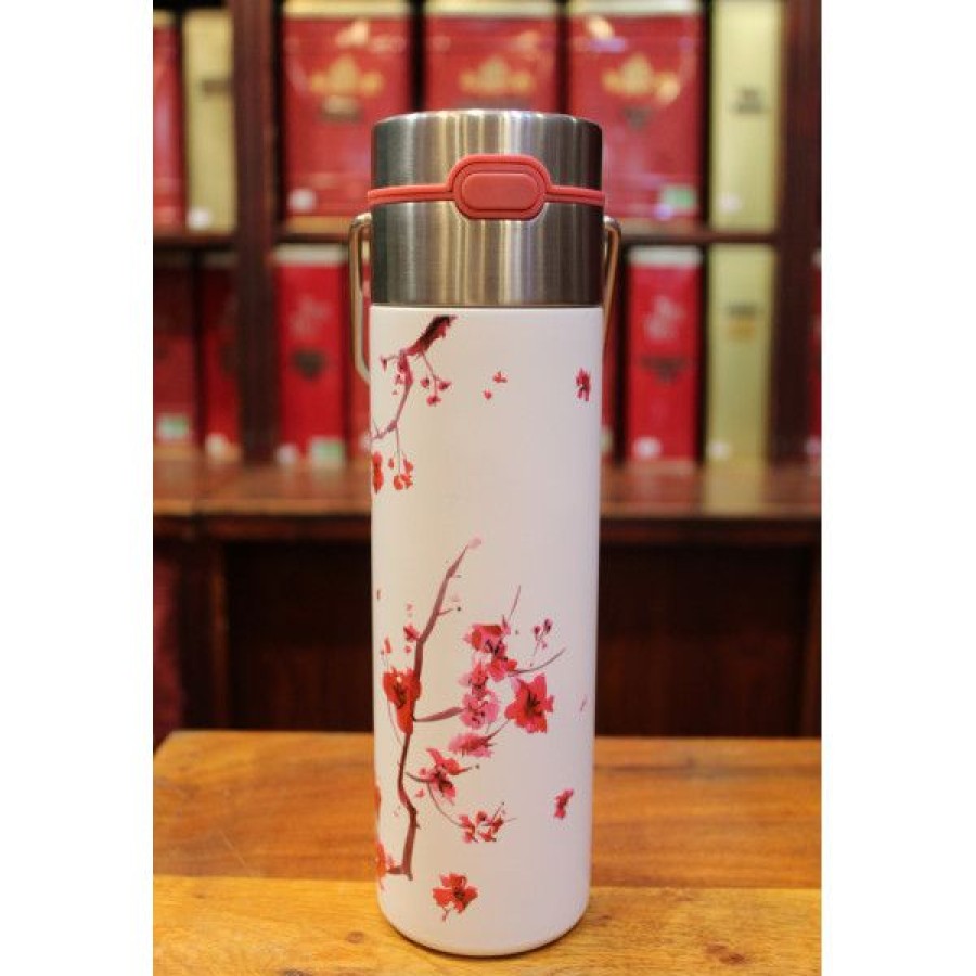 Objets & Cadeaux Compagnie Anglaise des Th茅s | Thermos Fleurs De Cerisier 50Cl - Mug Isotherme - 50 Cl