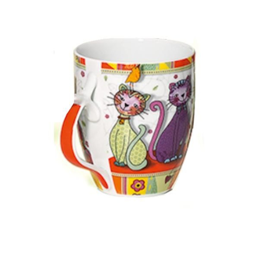 Objets & Cadeaux Compagnie Anglaise des Th茅s | Mug 3 Chats - Contenance : 35 Cl