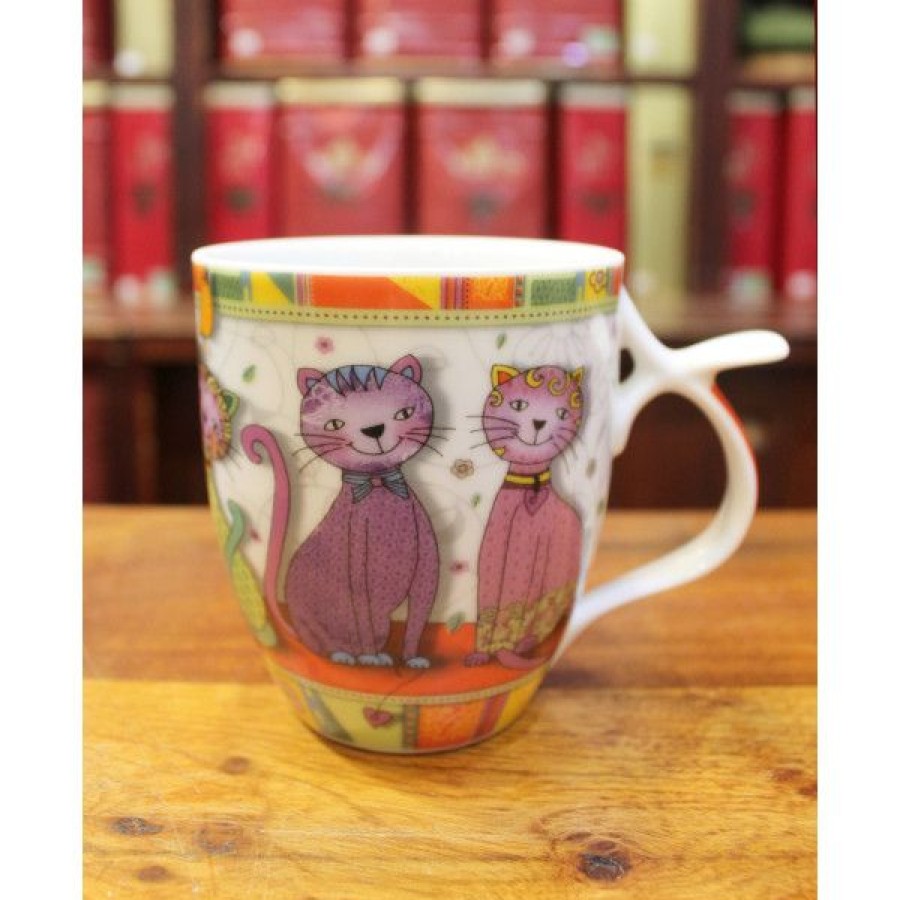 Objets & Cadeaux Compagnie Anglaise des Th茅s | Mug 3 Chats - Contenance : 35 Cl