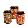 Objets & Cadeaux Compagnie Anglaise des Th茅s | Bo Te Japonaise Cylindrique Rouge - Contenance : 80 Grs - Vendue L'Unit