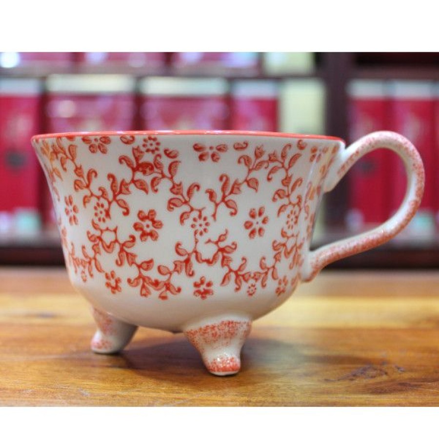 Objets & Cadeaux Compagnie Anglaise des Th茅s | Mug Pieds Rouge - Contenance : 23 Cl