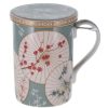 Objets & Cadeaux Compagnie Anglaise des Th茅s | Tisani Re Ombrelles Japonaises - Tasse, Filtre Et Couvercle - 35 Cl