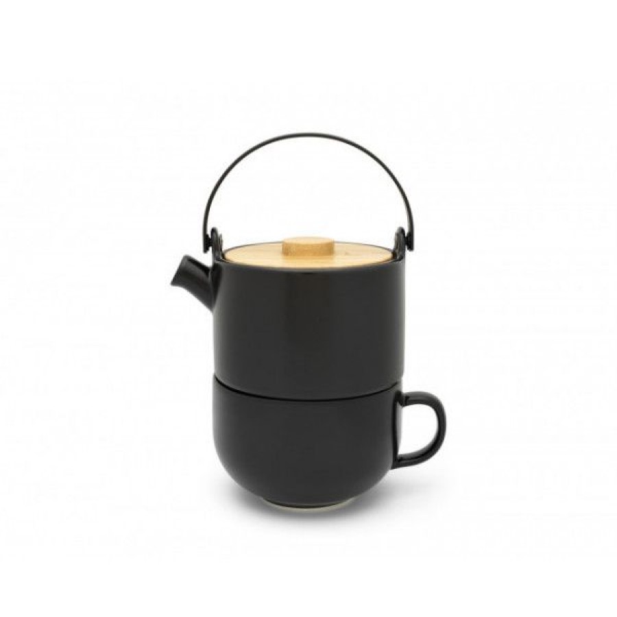 Objets & Cadeaux Compagnie Anglaise des Th茅s | Th I Re Solitaire Contemporaine Noire - Solitaire Gr S - Contenance : 0,5L