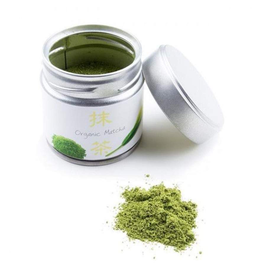 Th S Nature Compagnie Anglaise des Th茅s | Th Vert Matcha Bio Du Japon 30 G - Poudre De Th Vert Matcha Aichi Bio - 30 G