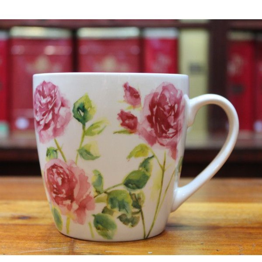 Objets & Cadeaux Compagnie Anglaise des Th茅s | Mug Jardin De Roses - Contenance : 35 Cl