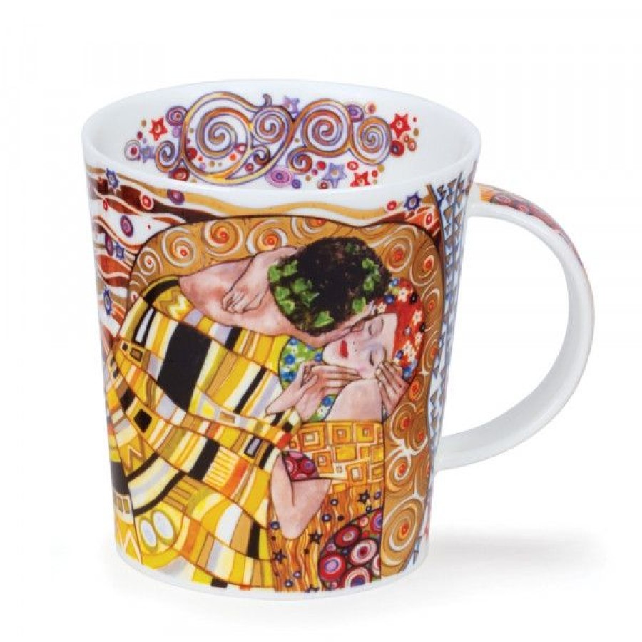 Objets & Cadeaux Compagnie Anglaise des Th茅s | Mug Dunoon Klimt Destiny Kiss - Tasse En Porcelaine - 32 Cl