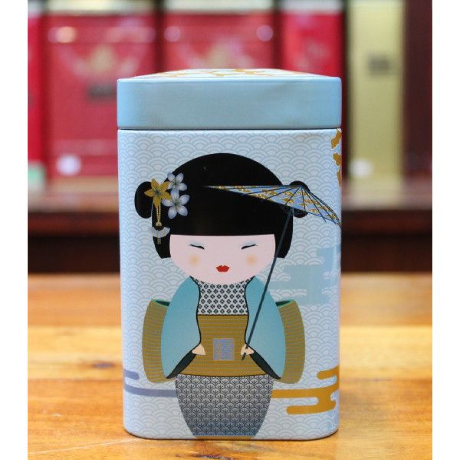 Objets & Cadeaux Compagnie Anglaise des Th茅s | Bo Te Geisha Bleue - Contenance : 100 Grs De Th