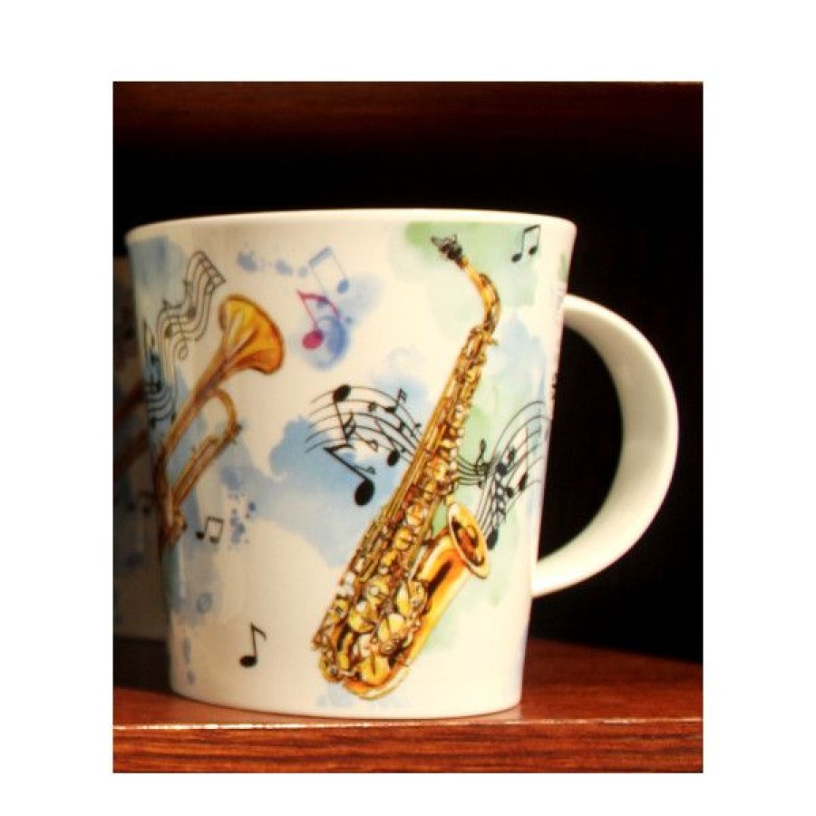 Objets & Cadeaux Compagnie Anglaise des Th茅s | Mug Dunoon Trompette - Tasse En Porcelaine - 48 Cl