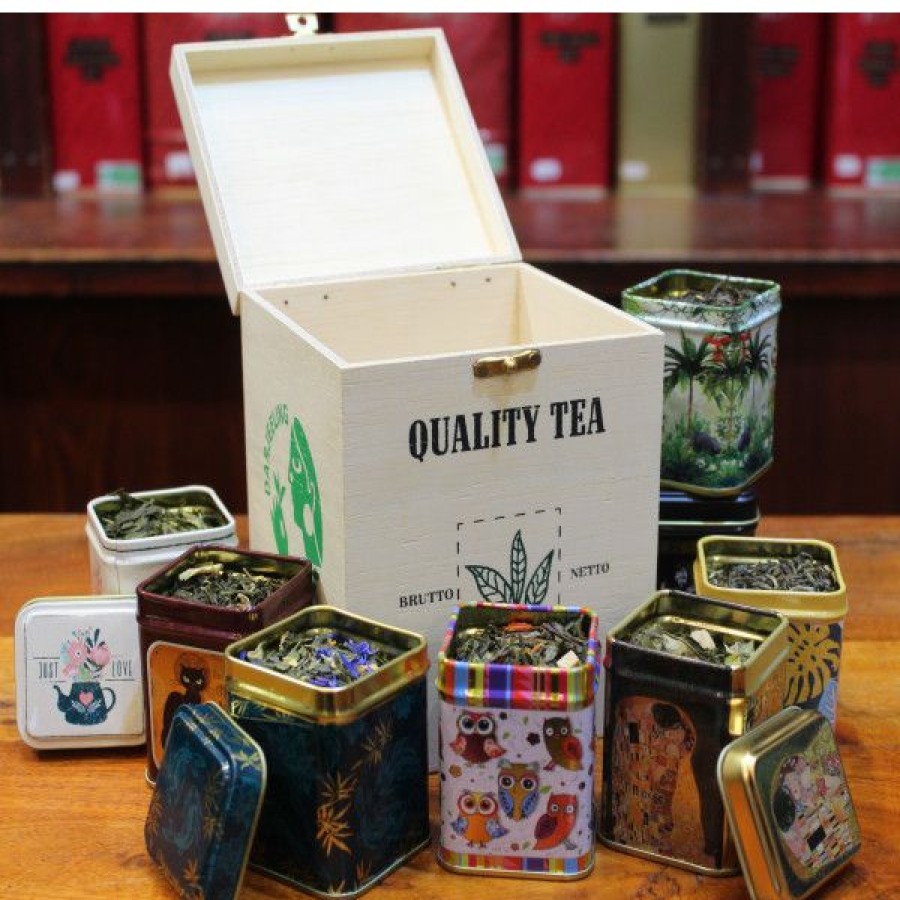 Objets & Cadeaux Compagnie Anglaise des Th茅s | Coffret Cadeau Tea Lover - Vert - 8X25Grs - Th S Verts