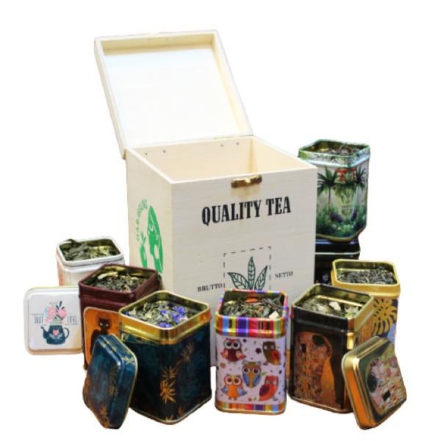 Objets & Cadeaux Compagnie Anglaise des Th茅s | Coffret Cadeau Tea Lover - Vert - 8X25Grs - Th S Verts