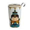 Objets & Cadeaux Compagnie Anglaise des Th茅s | Tisani Re Shiva Bleue - Tasse, Filtre Et Couvercle - 35 Cl