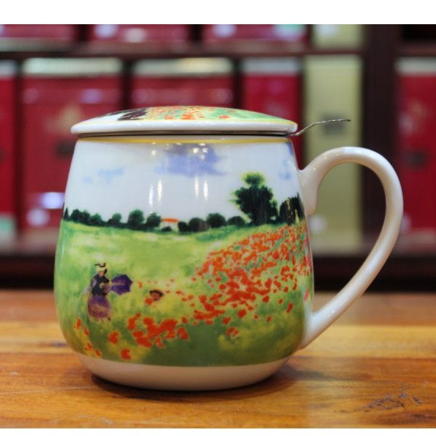 Objets & Cadeaux Compagnie Anglaise des Th茅s | Tisani Re Monet - Tasse, Filtre Et Couvercle - 43 Cl