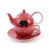 Objets & Cadeaux Compagnie Anglaise des Th茅s | Th I Re Solitaire Lephant - Solitaire Fa Ence - Contenance : 0,4L