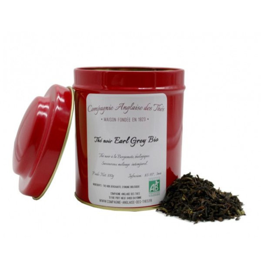 Objets & Cadeaux Compagnie Anglaise des Th茅s | Bo Te De Th Noir Earl Grey Bio - 100 G