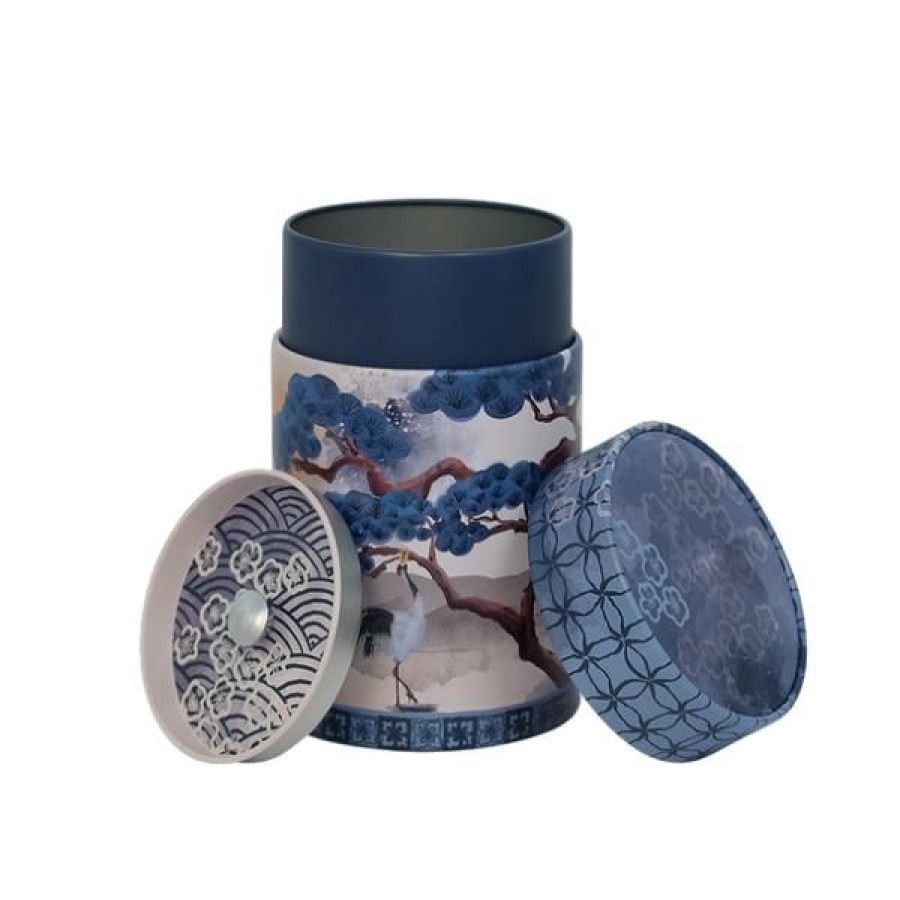 Objets & Cadeaux Compagnie Anglaise des Th茅s | Bo Te Grue Bleu - Contenance : 100 Grs De Th