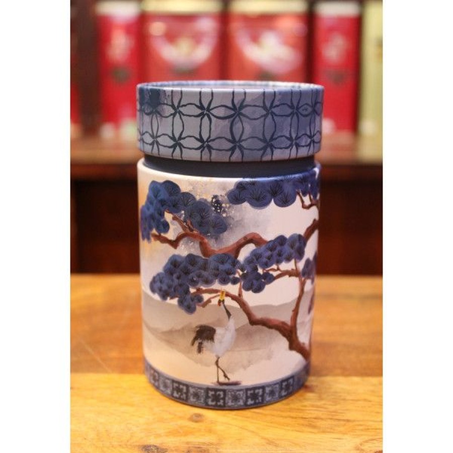 Objets & Cadeaux Compagnie Anglaise des Th茅s | Bo Te Grue Bleu - Contenance : 100 Grs De Th