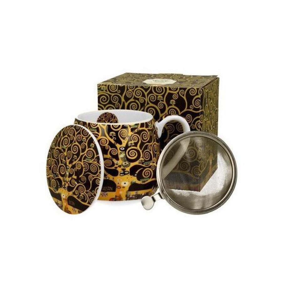 Objets & Cadeaux Compagnie Anglaise des Th茅s | Tisani Re Volupt Arbre De Vie - Tasse, Filtre Et Couvercle - 43 Cl