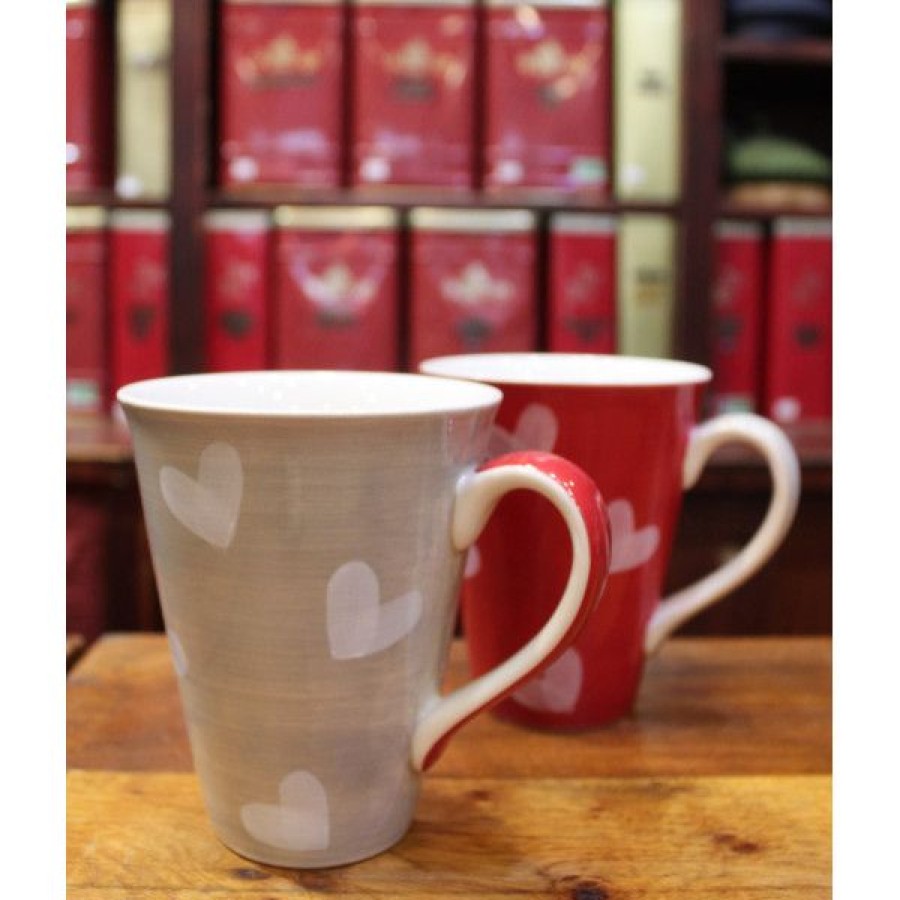 Objets & Cadeaux Compagnie Anglaise des Th茅s | Mug Coeur - Vendu L'Unit - Contenance : 30 Cl