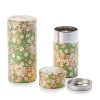 Objets & Cadeaux Compagnie Anglaise des Th茅s | Bo Te Japonaise Verte Et Rose - Contenance :150 Grs De Th