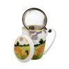 Objets & Cadeaux Compagnie Anglaise des Th茅s | Tisani Re Champ De Coquelicots - Tasse, Filtre Et Couvercle - 38 Cl