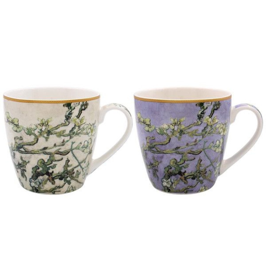 Objets & Cadeaux Compagnie Anglaise des Th茅s | Coffret Almond Blossom 45Cl - 2X Tasses Th - 45 Cl