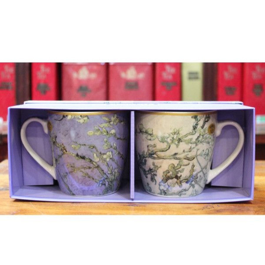 Objets & Cadeaux Compagnie Anglaise des Th茅s | Coffret Almond Blossom 45Cl - 2X Tasses Th - 45 Cl