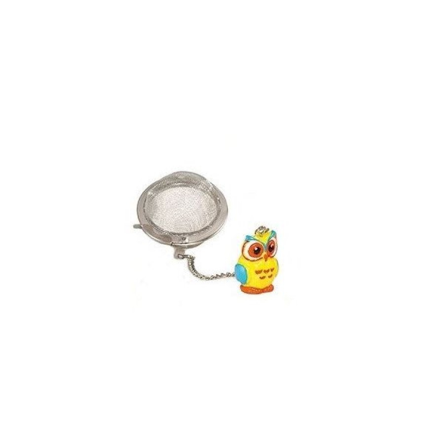 Accessoires Compagnie Anglaise des Th茅s | Boule Th Hibou 5Cm - En Inox, Avec Contrepoids