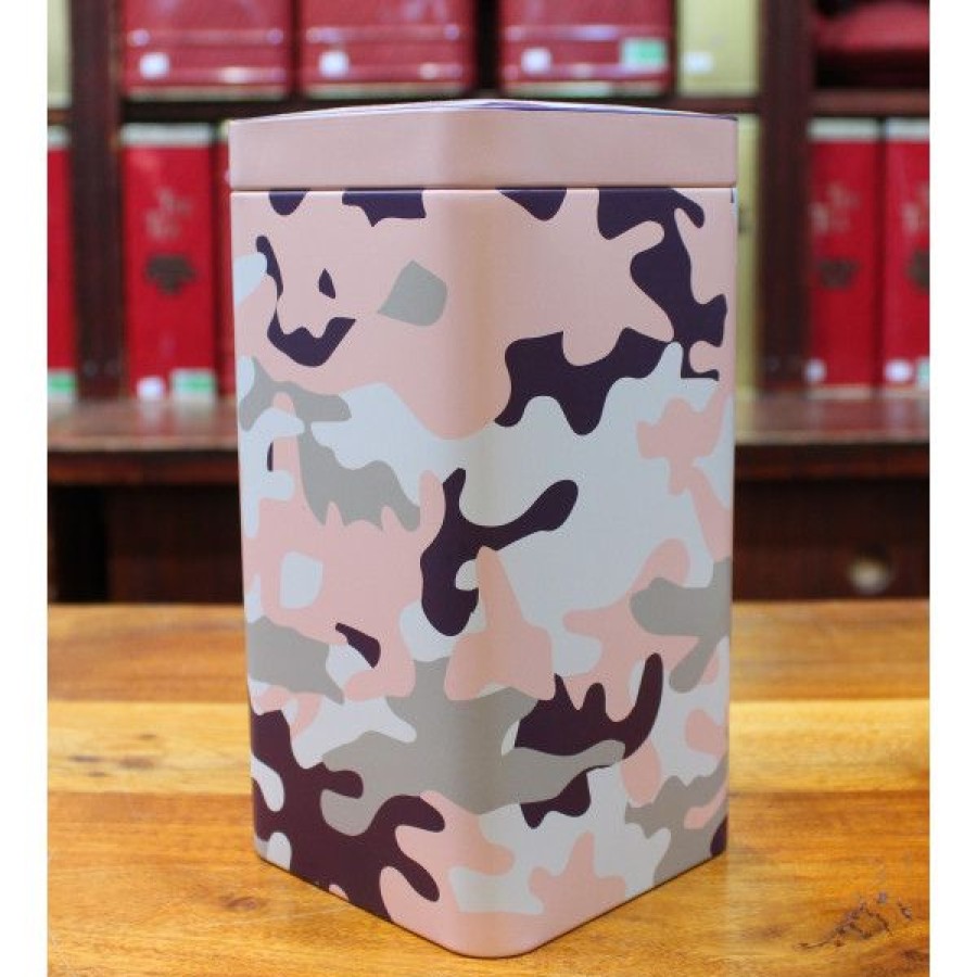 Objets & Cadeaux Compagnie Anglaise des Th茅s | Bo Te Camouflage Rose 500Grs - Contenance : 500 Grs De Th