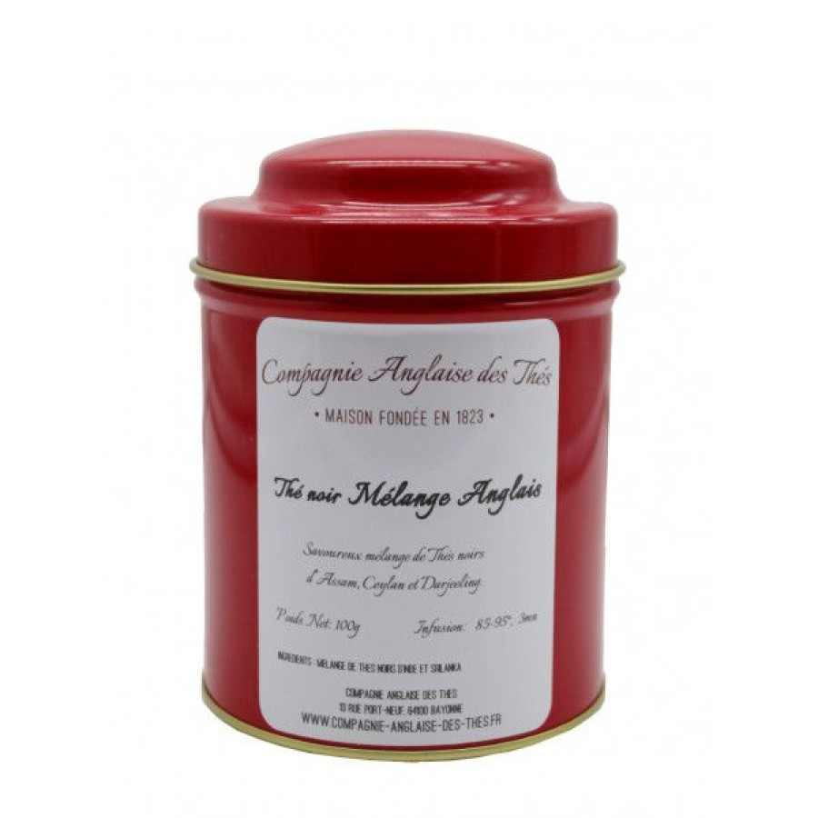 Objets & Cadeaux Compagnie Anglaise des Th茅s | Bo Te De Th Noir Nature M Lange Anglais - 100 G