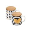 Objets & Cadeaux Compagnie Anglaise des Th茅s | Mug Coeur Or - Vendu L'Unit - Contenance : 35 Cl