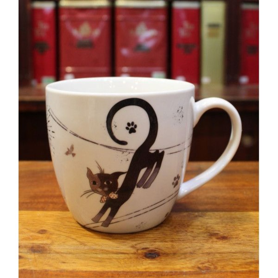 Objets & Cadeaux Compagnie Anglaise des Th茅s | Mug Chat - Contenance : 46 Cl