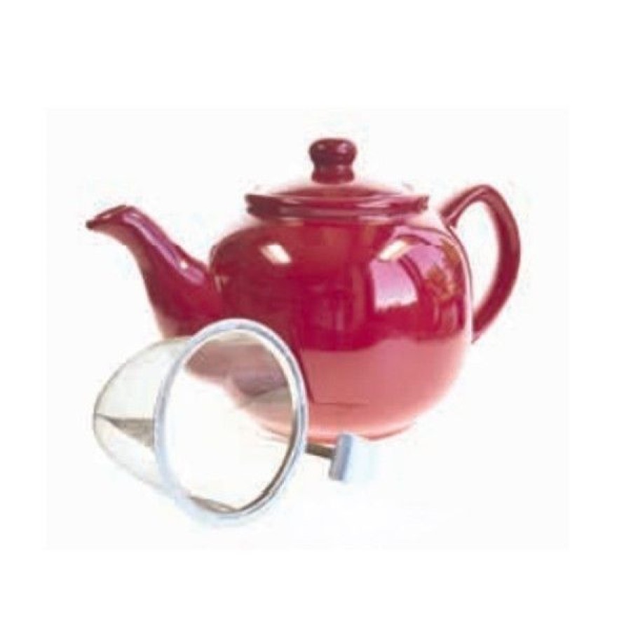 Objets & Cadeaux Compagnie Anglaise des Th茅s | Th I Re Rouge 1,2L - En Fa Ence - Contenance : 1,2L