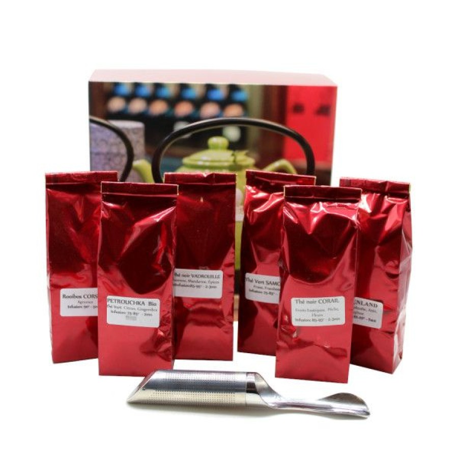 Objets & Cadeaux Compagnie Anglaise des Th茅s | Coffret 6 Incontournables De La Compagnie - 6X50Grs - Th S, Rooibos, Infusions