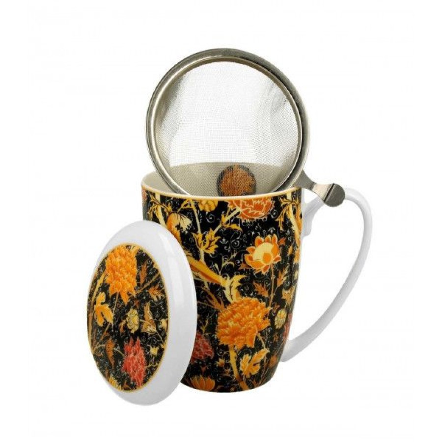 Objets & Cadeaux Compagnie Anglaise des Th茅s | Tisani Re Flora - Tasse, Filtre Et Couvercle - 38 Cl