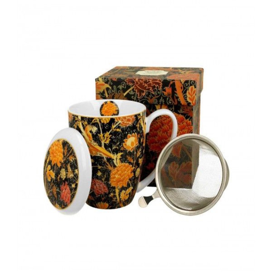 Objets & Cadeaux Compagnie Anglaise des Th茅s | Tisani Re Flora - Tasse, Filtre Et Couvercle - 38 Cl