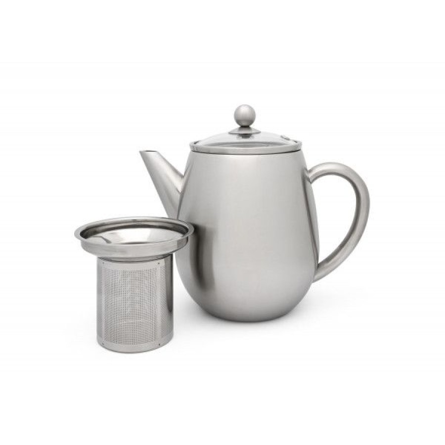 Objets & Cadeaux Compagnie Anglaise des Th茅s | Th I Re Adagio Inox 1.1L - En Inox, Double Paroi - Contenance : 1.1L