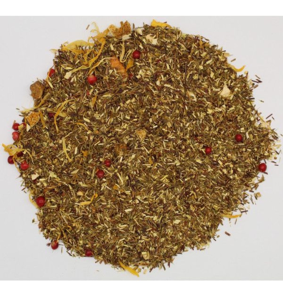 Rooibos Compagnie Anglaise des Th茅s | Rooibos P Che Bio - P Che De Vigne, Poivre Rose