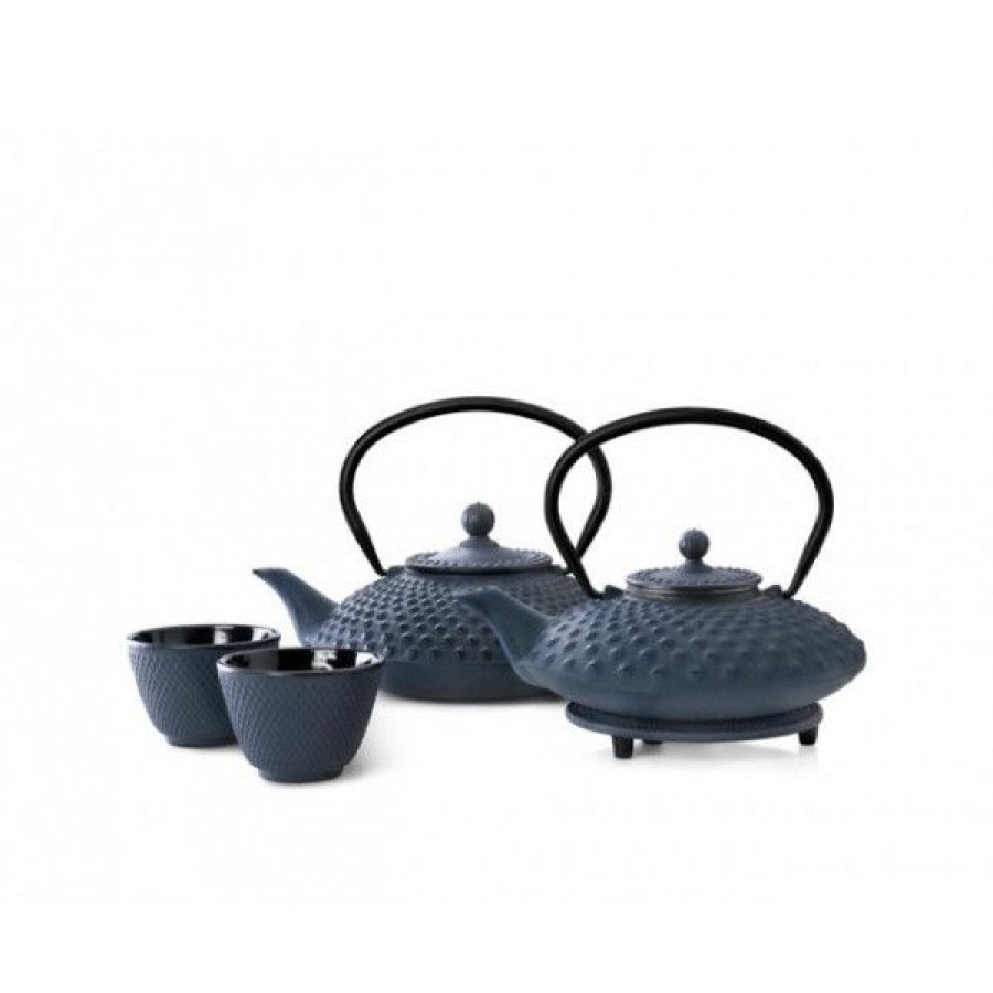 Objets & Cadeaux Compagnie Anglaise des Th茅s | Fonte Aphrodite Bleue 0,8 L - En Fonte - Contenance: 0,8 L