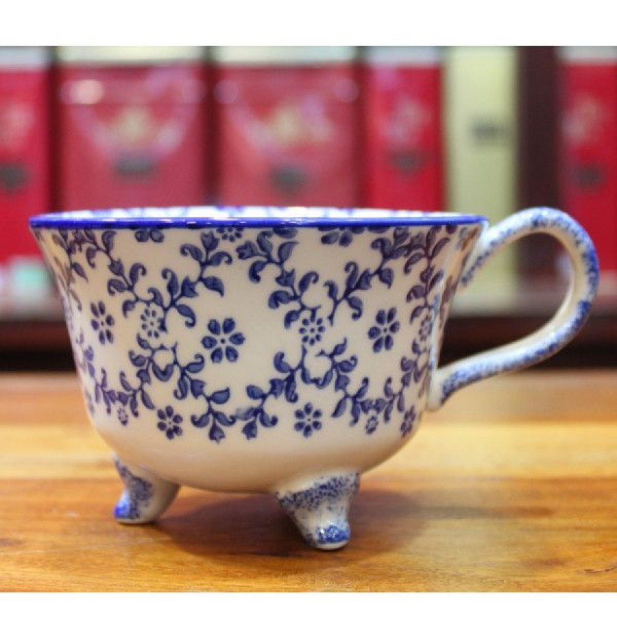 Objets & Cadeaux Compagnie Anglaise des Th茅s | Mug Pieds Bleu - Contenance : 23 Cl