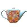 Objets & Cadeaux Compagnie Anglaise des Th茅s | Th I Re Fleurs Turquoises - Contenance : 1,4L