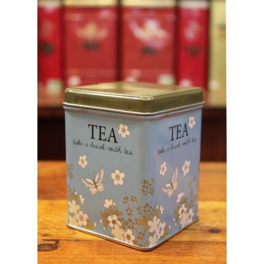 Objets & Cadeaux Compagnie Anglaise des Th茅s | Bo Te Bleue Butterfly - Contenance : 100 Grs De Th