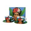 Objets & Cadeaux Compagnie Anglaise des Th茅s | Coffret Duo Mugs Et Soucoupes Frida Kahlo - Tasses Th - 28 Cl