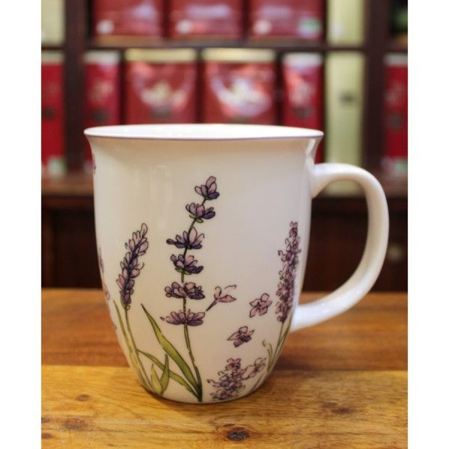 Objets & Cadeaux Compagnie Anglaise des Th茅s | Grand Mug Lavande - Contenance : 65Cl