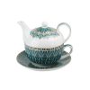 Objets & Cadeaux Compagnie Anglaise des Th茅s | Th I Re Solitaire Atmosph Re Vert - Solitaire Porcelaine - Contenance : 0,30L